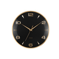 Nástenné hodiny Karlsson KA6017BK, 41cm