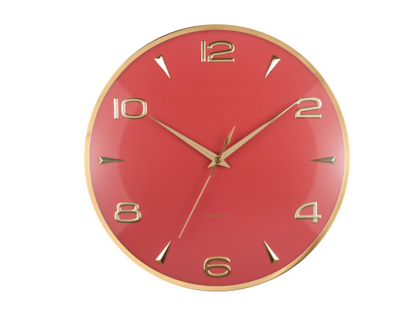 Nástenné hodiny Karlsson KA6017RD, 41cm