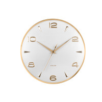 Nástenné hodiny Karlsson KA6017WH, 41cm