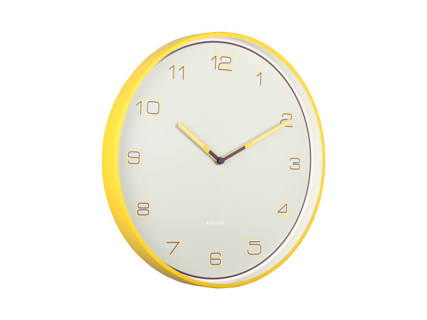 Nástenné hodiny Lined Numbers Karlsson KA6013BY, 40cm Nástenné hodiny Lined Numbers Karlsson KA6013BY, 40cm