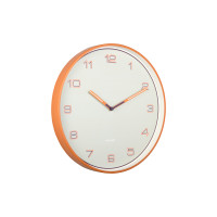 Nástenné hodiny Lined Numbers Karlsson KA6013OR, 40cm