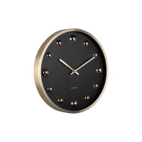 Nástenné hodiny Shiny Dots Karlsson KA5971BK, 36cm