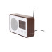Budík a FM rádio Karlsson KA6036DW, 13cm Budík a FM rádio Karlsson KA6036DW, 13cm