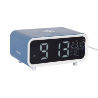 Budík a nabíjačka telefónu Karlsson KA6054BL, 11cm Budík a nabíjačka telefónu Karlsson KA6054BL, 11cm