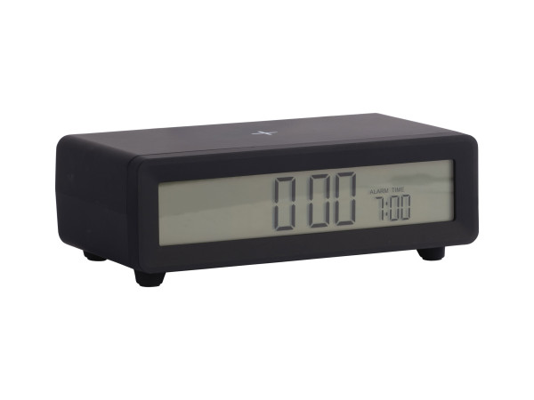 Budík Berlín LCD s nabíjačkou Karlsson KA6156BK, čierna Budík Berlín LCD s nabíjačkou Karlsson KA6156BK, čierna