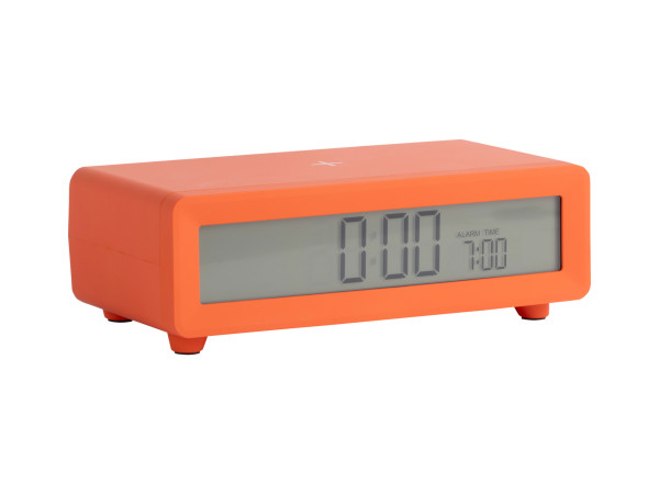 Budík Berlín LCD s nabíjačkou Karlsson KA6156OR, oranžová Budík Berlín LCD s nabíjačkou Karlsson KA6156OR, oranžová