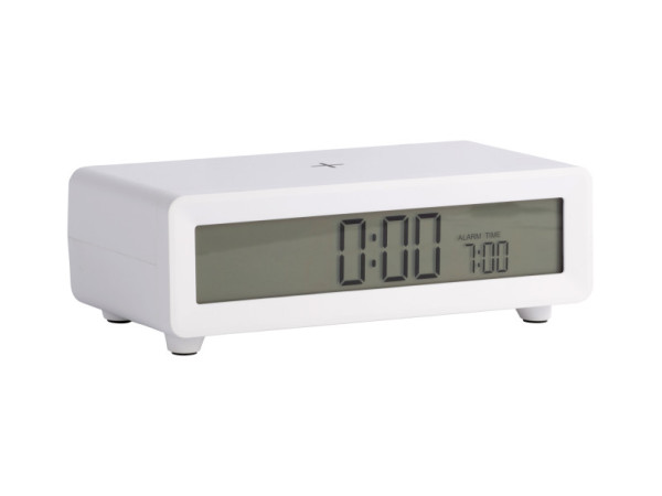 Budík Berlín LCD s nabíjačkou Karlsson KA6156WH, biela Budík Berlín LCD s nabíjačkou Karlsson KA6156WH, biela