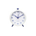 Budík Button Retro Karlsson KA6143BL, 10cm
