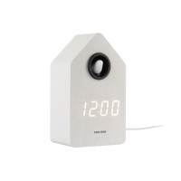 Budík Cuckoo LED Karlsson KA6061WH, 16cm Budík Cuckoo LED Karlsson KA6061WH, 16cm