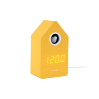 Budík Cuckoo LED Karlsson KA6070YE, 16cm Budík Cuckoo LED Karlsson KA6070YE, 16cm