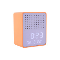 Budík Karlsson Funky Vibes Blue Tooth Speaker KA6060OR, 12cm Budík Karlsson Funky Vibes Blue Tooth Speaker KA6060OR, 12cm