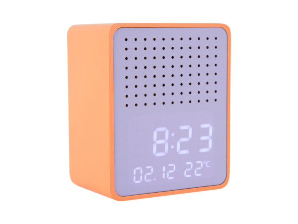 Budík Karlsson Funky Vibes Blue Tooth Speaker KA6060OR, 12cm Budík Karlsson Funky Vibes Blue Tooth Speaker KA6060OR, 12cm