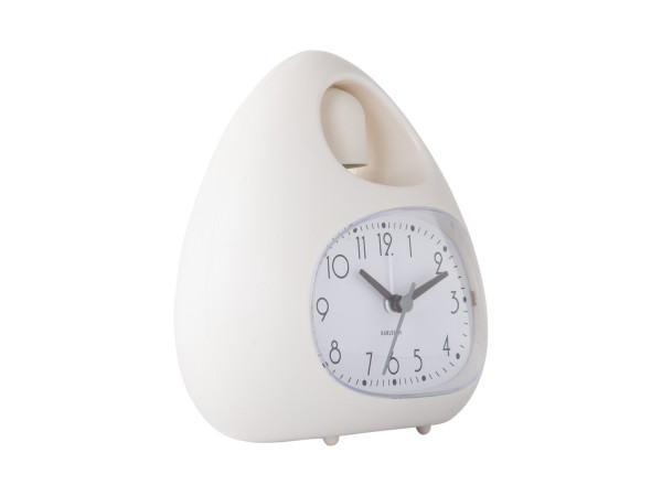 Budík Karlsson KA6037WH Blob Bell, 14 cm Budík Karlsson KA6037WH Blob Bell, 14 cm