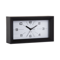 Budík Lujo Rectangle Karlsson KA6066BK, 20cm Budík Lujo Rectangle Karlsson KA6066BK, 20cm