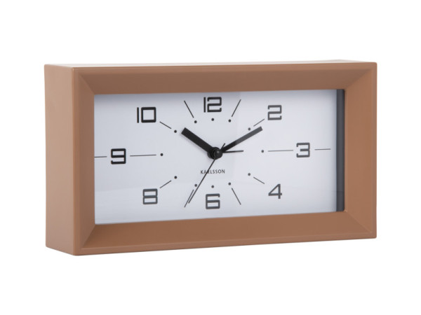 Budík Lujo Rectangle Karlsson KA6066BR, 20cm