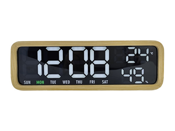 Budík Madera Karlsson KA6145WH, 9cm Budík Madera Karlsson KA6145WH, 9cm