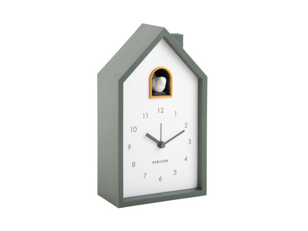 Budík Modern Cuckoo Karlsson KA6015GR, 20cm Budík Modern Cuckoo Karlsson KA6015GR, 20cm