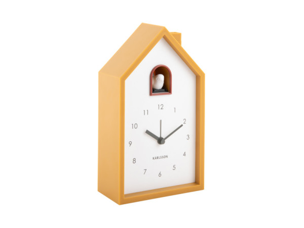 Budík Modern Cuckoo Karlsson KA6015YE, 20cm Budík Modern Cuckoo Karlsson KA6015YE, 20cm