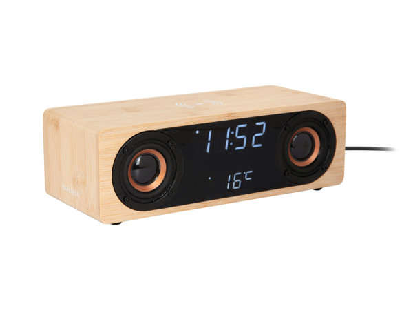 Budík, rádio a nabíjačka telefónu Karlsson KA6059WD, 25cm Budík, rádio a nabíjačka telefónu Karlsson KA6059WD, 25cm