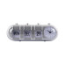 Budík Retro Tube Calendar Flip Karlsson KA6045SI, 10cm Budík Retro Tube Calendar Flip Karlsson KA6045SI, 10cm