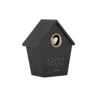 Budík Riqueza Cuckoo LED Karlsson KA6124BK, 15cm