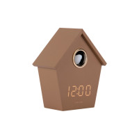 Budík Riqueza Cuckoo LED Karlsson KA6124BR, 15cm