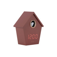 Budík Riqueza Cuckoo LED Karlsson KA6124RD, 15cm
