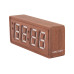 Digitálne hodiny Karlsson Solid Wood Engraved KA6024DW, 8cm