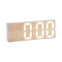 Digitálny budík Bondone LED Karlsson KA6153WH, sivobiela Digitálny budík Bondone LED Karlsson KA6153WH, sivobiela