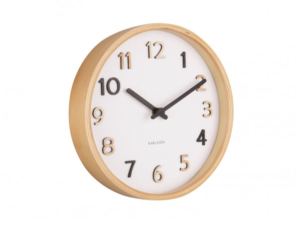 Drevené nástenné hodiny Karlsson KA5853 22cm Drevené nástenné hodiny Karlsson KA5853 22cm