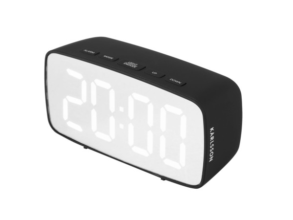 LED budík Karlsson KA5876BK, 12cm LED budík Karlsson KA5876BK, 12cm