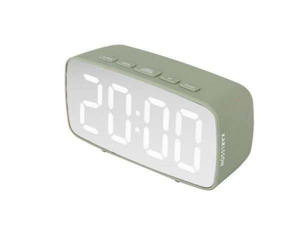 LED budík Karlsson KA5876GR, 12cm LED budík Karlsson KA5876GR, 12cm