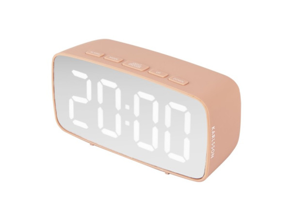 LED budík Karlsson KA5876PI, 12cm LED budík Karlsson KA5876PI, 12cm