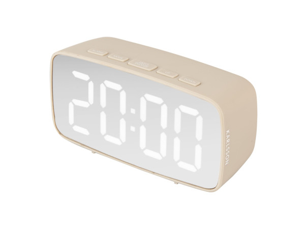 LED budík Karlsson KA5876WG, 12cm LED budík Karlsson KA5876WG, 12cm
