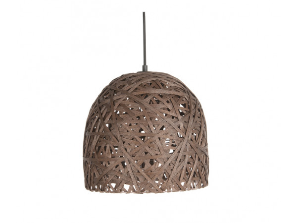 Závesná lampa Leitmotiv Nest cone medium dark brown, 30cm