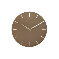 Luxusné nástenné hodiny Karlsson Charm KA5716BR – hnedá (45 cm)
