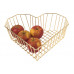 Misa na ovocie Present Time Fruit bowl heart, zlatá Misa na ovocie Present Time Fruit bowl heart, zlatá