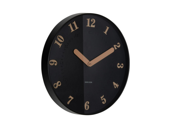 Nástenné hodiny Amena Karlsson KA6083BK, 40cm Nástenné hodiny Amena Karlsson KA6083BK, 40cm