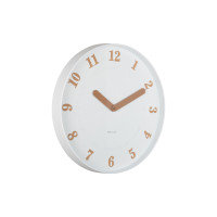 Nástenné hodiny Amena Karlsson KA6083WH, 40cm Nástenné hodiny Amena Karlsson KA6083WH, 40cm