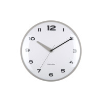 Nástenné hodiny Brisk Dome Karlsson KA6028GY, 40cm