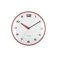 Nástenné hodiny Brisk Dome Karlsson KA6028RD, 40cm