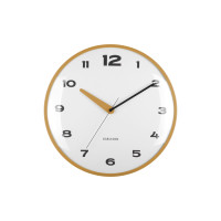 Nástenné hodiny Brisk Dome Karlsson KA6028YE, 40cm