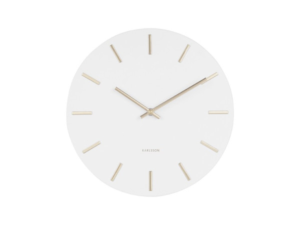Nástenné hodiny Charm Small Karlsson KA5821WH, 30cm Nástenné hodiny Charm Small Karlsson KA5821WH, 30cm