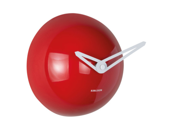 Nástenné hodiny Cool Retro Cap Karlsson KA6119RD, 15cm Nástenné hodiny Cool Retro Cap Karlsson KA6119RD, 15cm
