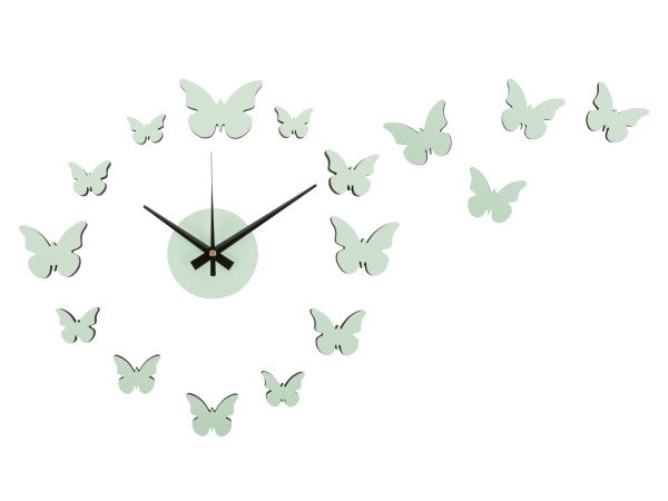Nástenné hodiny DIY Butterfly Karlsson KA6000LG, 35cm