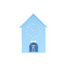 Nástenné hodiny Dog House Karlsson KA6096LB, 27cm Nástenné hodiny Dog House Karlsson KA6096LB, 27cm