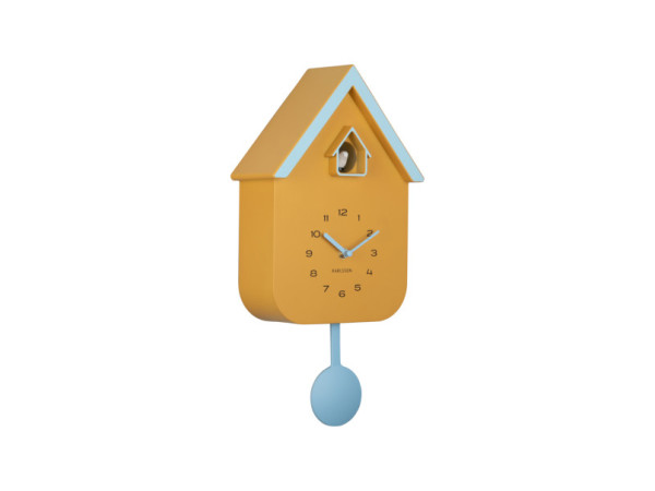 Nástenné hodiny Dupla Color Cuckoo Karlsson KA6081YE, 42cm Nástenné hodiny Dupla Color Cuckoo Karlsson KA6081YE, 42cm