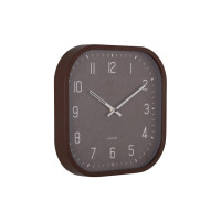 Nástenné hodiny Elemental Cuadrado Karlsson KA6138BR, 30cm