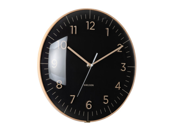 Nástenné hodiny Esencia Dome Karlsson KA6110BK, 30cm Nástenné hodiny Esencia Dome Karlsson KA6110BK, 30cm