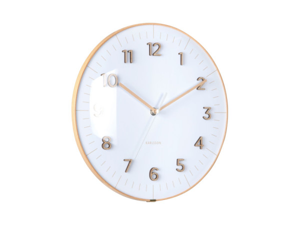 Nástenné hodiny Esencia Dome Karlsson KA6110WH, 30cm Nástenné hodiny Esencia Dome Karlsson KA6110WH, 30cm